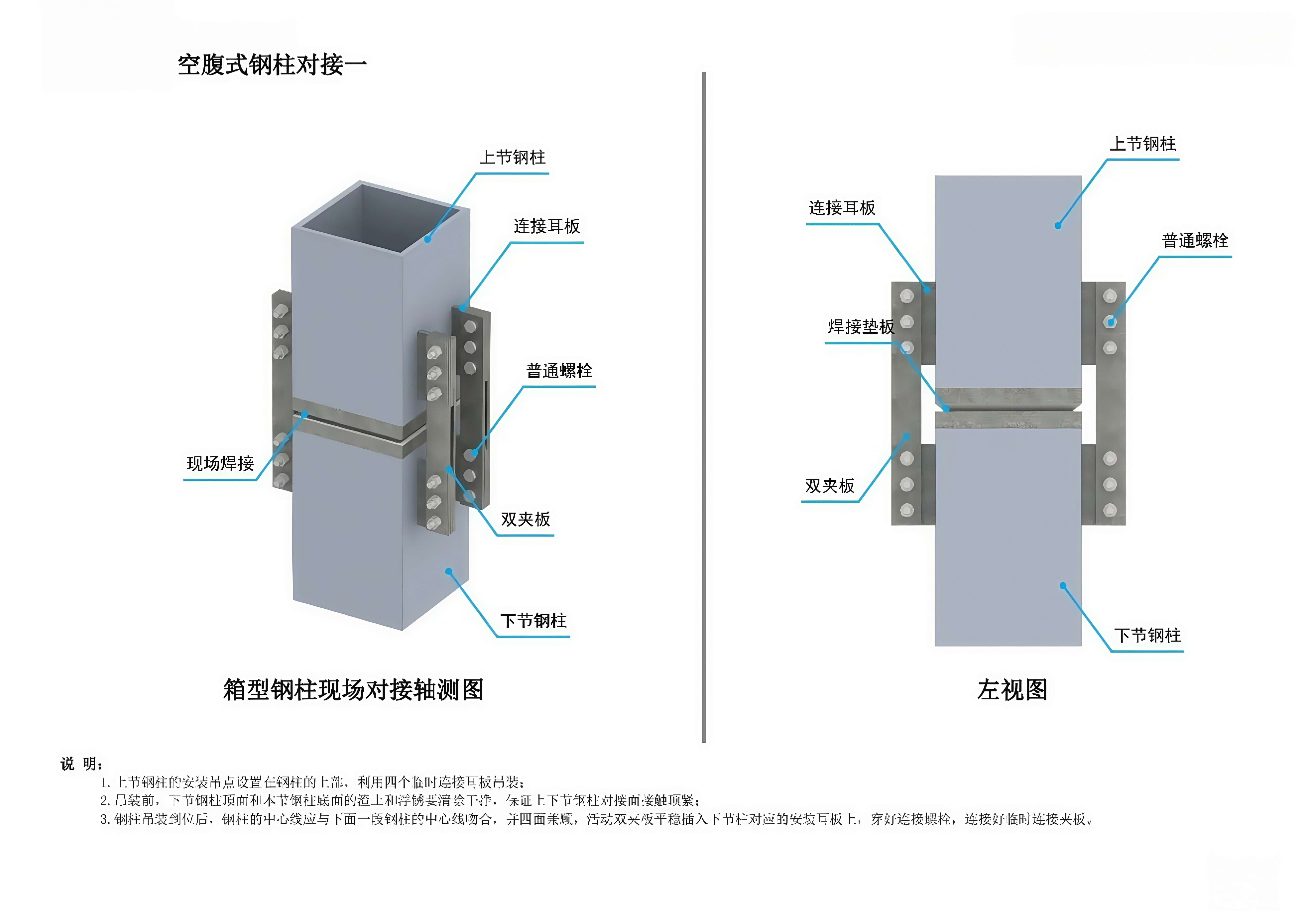 实腹式钢柱对接一
